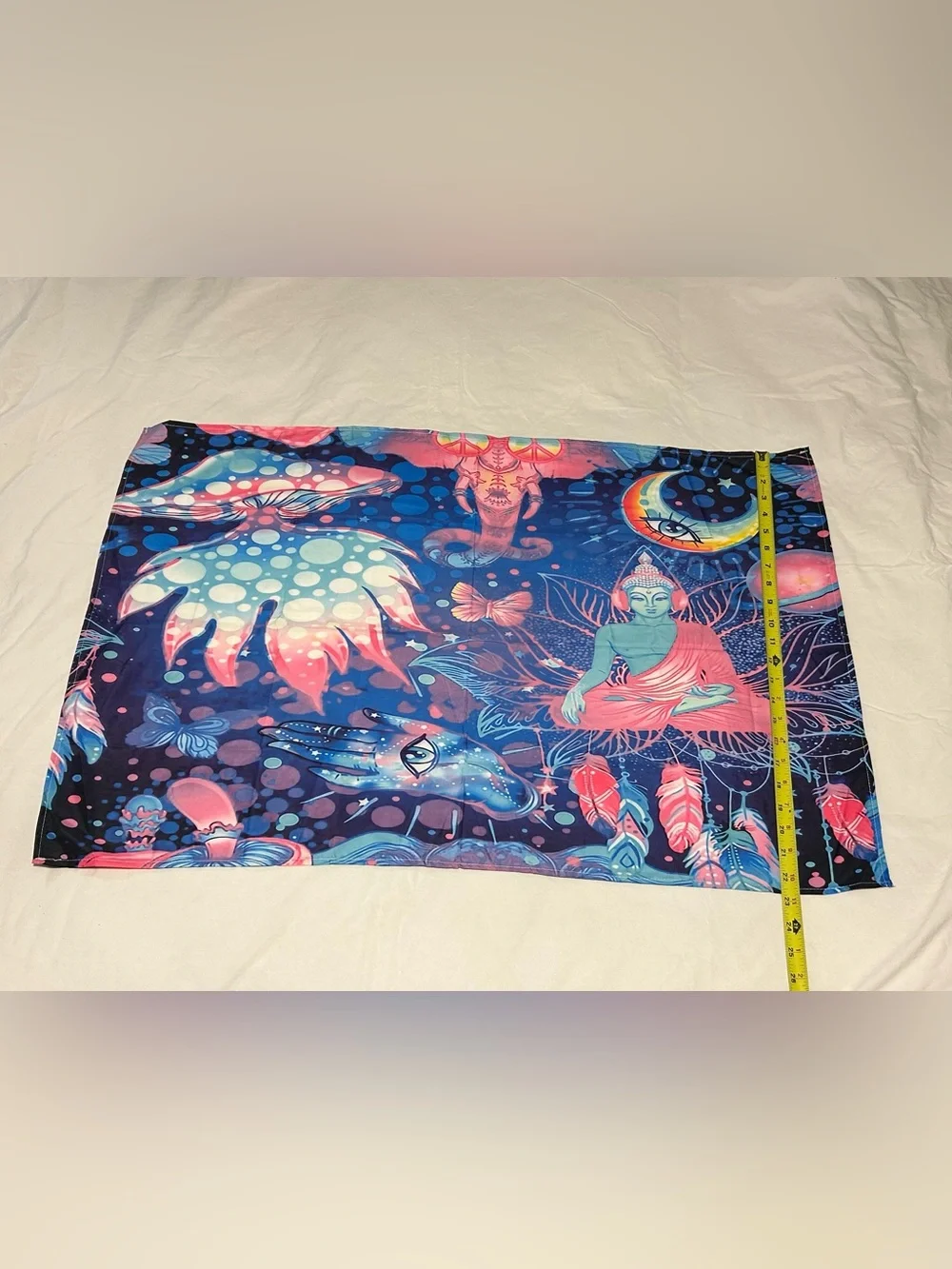 New tapestry trippy rave home wall decor meditate hippy boho third eye jellyfish